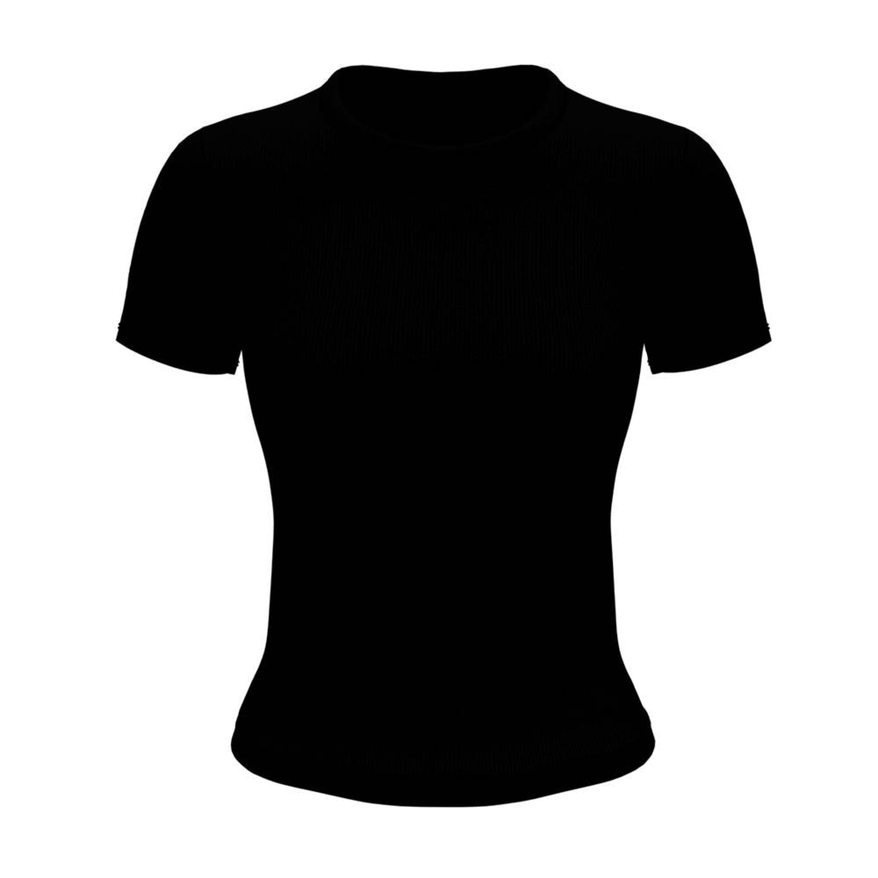 Short Sleeve Ribbed Tee - Onyx – Cozee Luxe Essentials